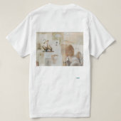 EggHead – 表は逃げる楕円形、裏は... Tシャツ (デザイン裏面)