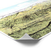 EGGISHORNスイスアルプス360°ポスター ポスター (角)