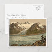 Eggishorn, Grand Aletsch Glacier, with Aletschhorn ポストカード (正面/裏面)