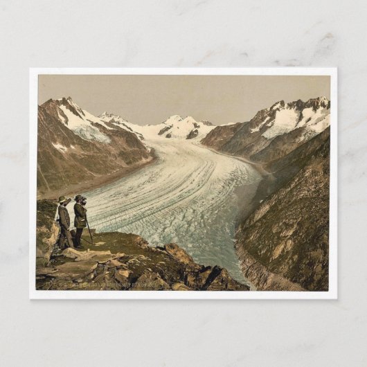 Eggishorn, Grand Aletsch Glacier, with Jungfrau, M ポストカード (正面)