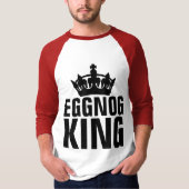 EGGNOG KING、メンおもしろいズ・クリスマスTシャツ Tシャツ (正面)