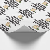 Eggnog Youはアルコール性クリスマスラッピング紙 ラッピングペーパー (角)