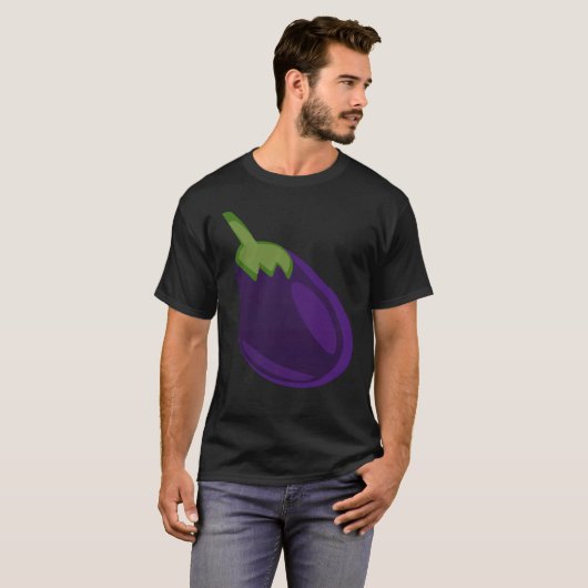 Eggplant Is Life Fun Graphic Vegetable  1 Tシャツ (正面フル)