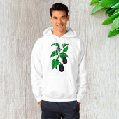 Eggplant Mens Hoodie パーカ