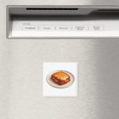 Eggplant Parmigiana Sticker マグネット (インサイチュ (食洗機))
