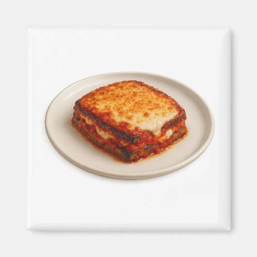 Eggplant Parmigiana Sticker マグネット (正面)