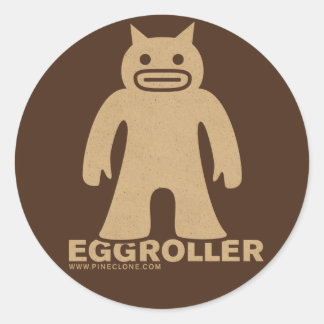 EGGROLLERステッカー ラウンドシール