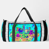 Eggs And Coffee Athletic Gym Carry On Travel  ダッフルバッグ (正面)