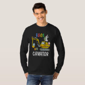 Eggs Cavator Happy Easter Bunny Cute Boys Girls Ki Tシャツ (正面フル)