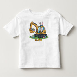 Eggs-Cavator Toddler Easter Egg T-Shirt トドラーTシャツ