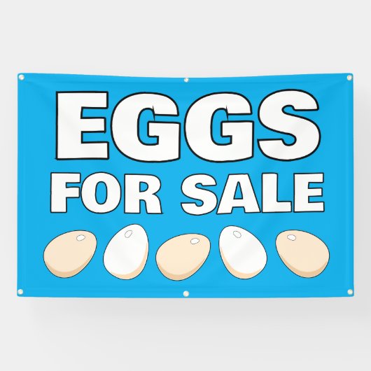Eggs For Sale Banner 横断幕 (横)