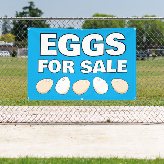 Eggs For Sale Banner 横断幕 (インサイチュ)