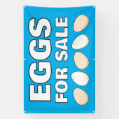 Eggs For Sale Banner 横断幕 (縦)