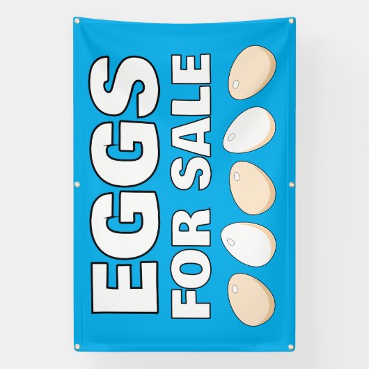 Eggs For Sale Banner 横断幕 (縦)
