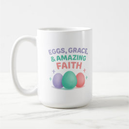 Eggs, Grace & Amazing Faith Easter 2026 コーヒーマグカップ