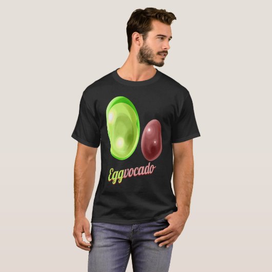 Eggs Painted As Avocado Eggvocado For Hunt on Eggs Tシャツ (正面フル)