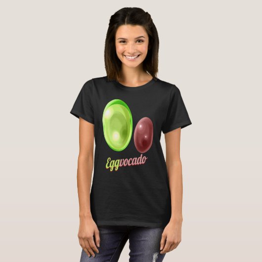 Eggs Painted As Avocado Eggvocado For Hunt on Eggs Tシャツ (正面フル)