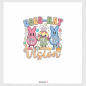 Eggs Ray Vision Happy Easter Day Xray Technician R シール (シート)