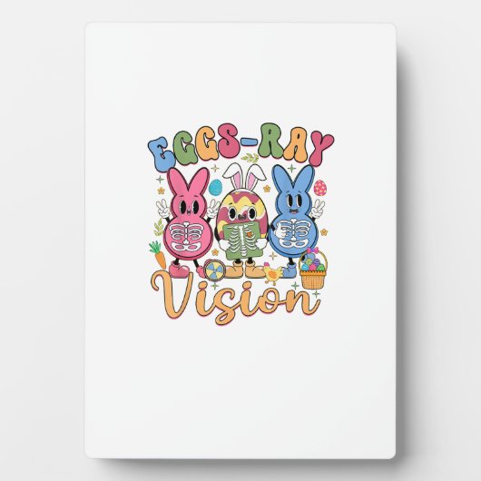 Eggs Ray Vision Happy Easter Day Xray Technician R フォトプラーク (正面)