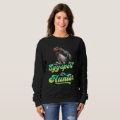 Eggspert Easter Eggs Hunter Easter Dinosaur Egg  4 スウェットシャツ (正面フル)