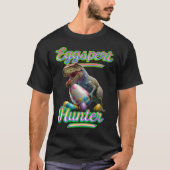 Eggspert Easter Eggs Hunter Easter Dinosaur Egg  5 Tシャツ (正面)