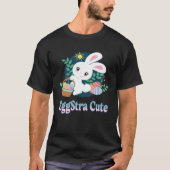 EggStra Cute Easter Pun Saying Easter Bunny Eggs G Tシャツ (正面)