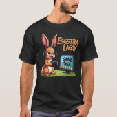 Eggstra Laggy – ゲームおもしろいバ怒ニーイースター Tシャツ (正面)