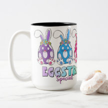 Eggstra Special Easter Bunny Eggs Colorful Kids Gr