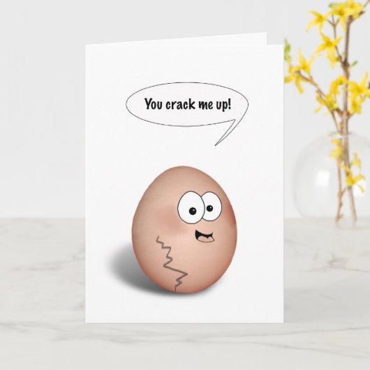 EGGStranormalの誕生日を持って！ カード (黄色い花)