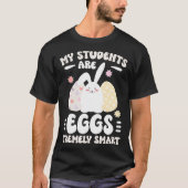 Eggstremely Smart Teacher Easter Bunny Teaching Ea Tシャツ (正面)