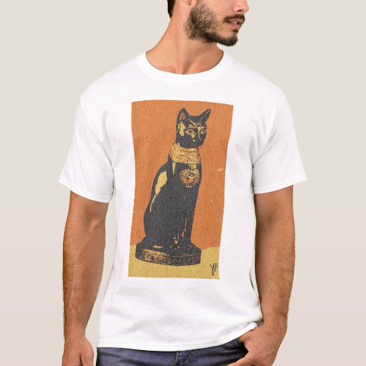 Egipt bastet cat tシャツ (正面)