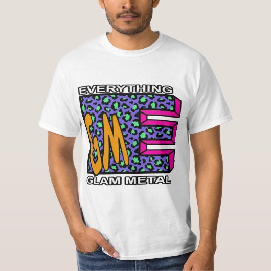 EGM Blue LeopardロゴTシャツ Tシャツ (正面)