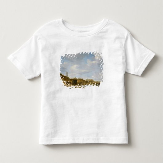 Egmond-an-Zeeのビーチ トドラーTシャツ (正面)