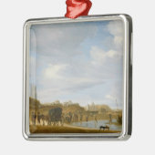 Egmond-an-Zeeのビーチ メタルオーナメント (左)