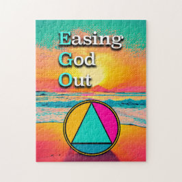 EGO Easing God Out Recoveryスローガン日の出 ジグソーパズル