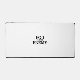 Ego Is The Enemy Minimalist Typewriter Large Desk デスクマット