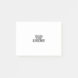 Ego Is The Enemy Minimalist Typewriter Post-it  ポストイット