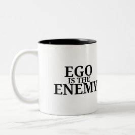 Ego Is The Enemy Minimalist Typewriter Two-Tone ツートーンマグカップ