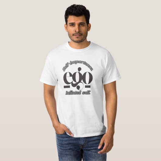 Ego Typography Tシャツ (正面フル)