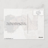 Egon Schieleによって頭を下げた自己の肖像画 ポストカード (裏面)