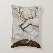 Egon Schieleによる晩秋の小さな木 アクセントクッション (裏面(縦))