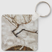 Egon Schieleによる晩秋の小さな木 キーホルダー (裏面)