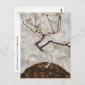 Egon Schieleによる晩秋の小さな木 ポストカード (正面/裏面)