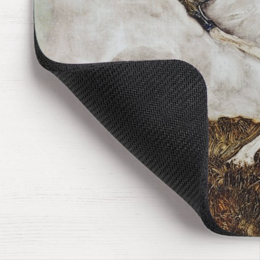 Egon Schieleによる晩秋の小さな木 マウスパッド (コーナー)