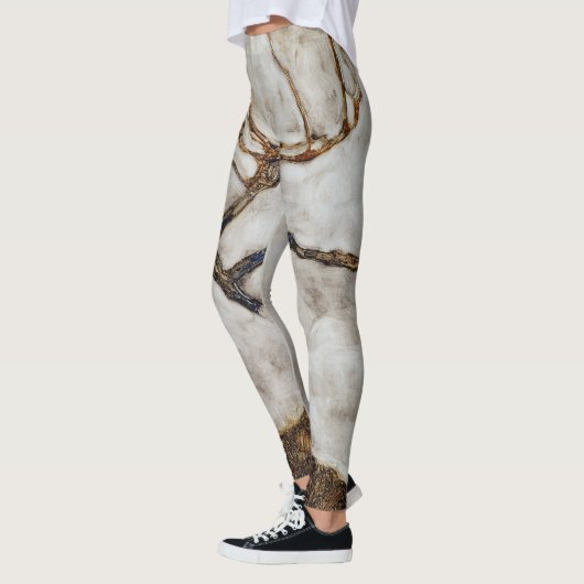 Egon Schieleによる晩秋の小さな木 レギンス (左)