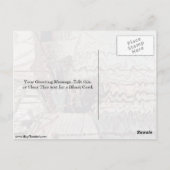 Egon Schieleによる波打つ水の帆船 ポストカード (裏面)