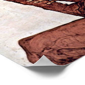 Egon Schiele – アーサー・ロレスラーポートレート ポスター (角)