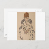 Egon Schiele – アーティストの義理の妹 ポストカード (正面/裏面)
