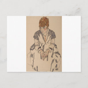 Egon Schiele – アーティストの義理の妹 ポストカード