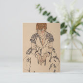 Egon Schiele – アーティストの義理の妹 ポストカード (スタンド正面)